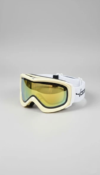 Cebe Eco Kayak Snowboard Gözlük Mixed Beyaz Sarı Cb1511D411M ürün görseli 1