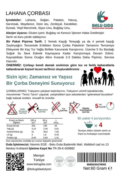 Belu Lahana Çorbası - Resim 2