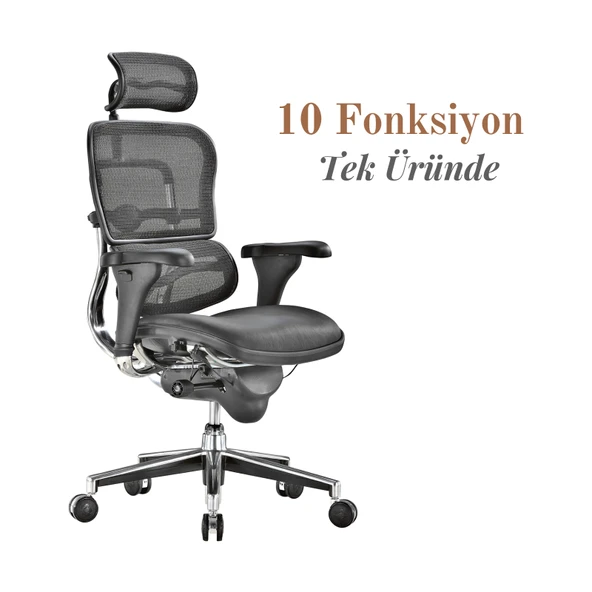 Casella Enjoy Fileli Yönetici Koltuğu | Ofi̇s Koltuğu | Ergonomik, Şık Ve Fonksiyonel ürün görseli 1