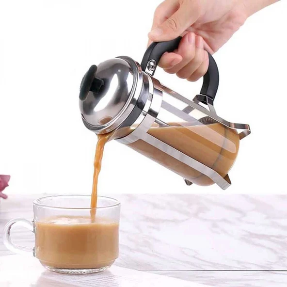 French Press 350 ml (DÜZ-350D) - Resim 3