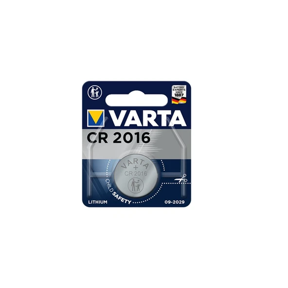 Varta CR2016 3V Elektronik Lityum Pil Germany ürün görseli 1