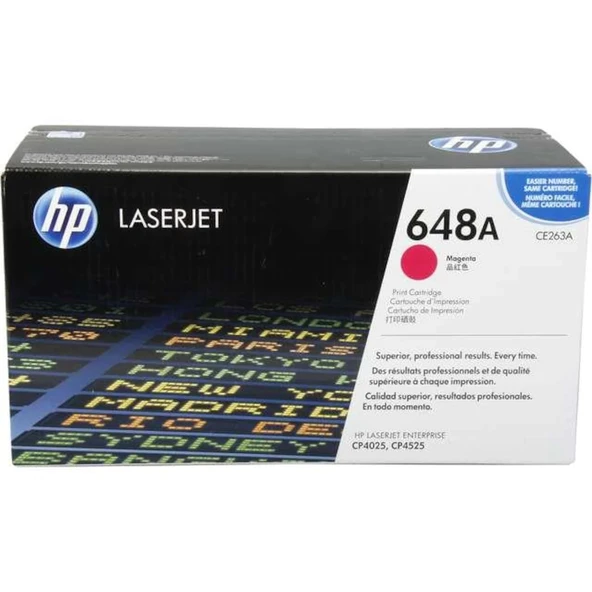 648A Magenta Kırmızı 11.000 Sayfa Kapasiteli Toner Ce263A ürün görseli 1