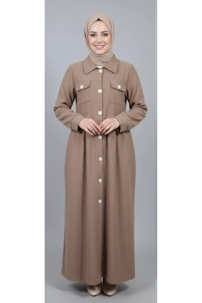 Moda Mia Tesettür Giyim pardesü + şal hediye ürün görseli 1