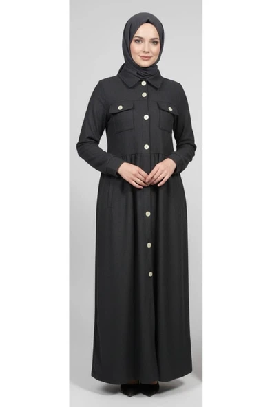 Moda Mia Tesettür Giyim pardesü + yanında şal hediye ürün görseli 1