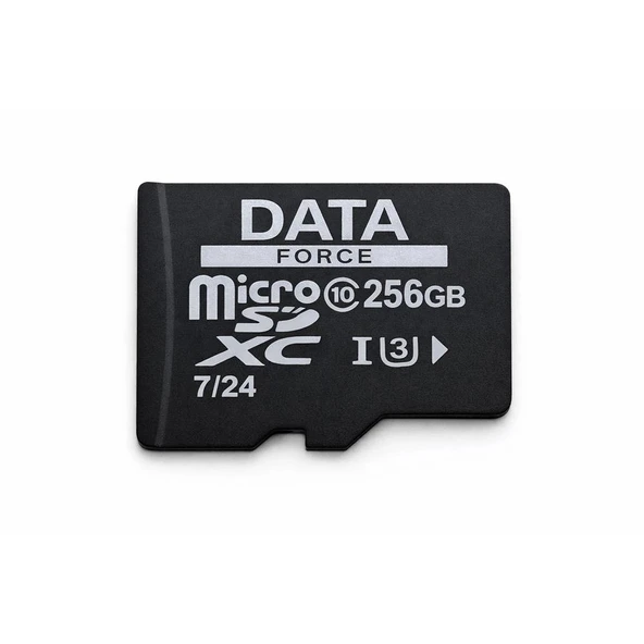 DATAFORCE 256GB U3 HAFIZA KARTI 7/24 - Resim 2