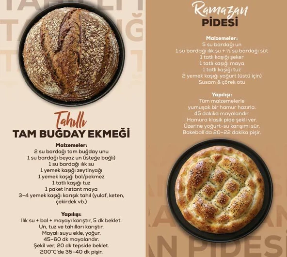 Mehtap Bakeball Ekmek Pişirme Ürünü - Resim 8