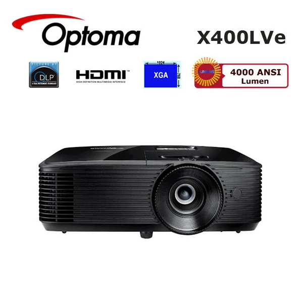 Optoma X400LVE 4000 Ansi Lümen XGA Projeksiyon Cihazı ürün görseli 1