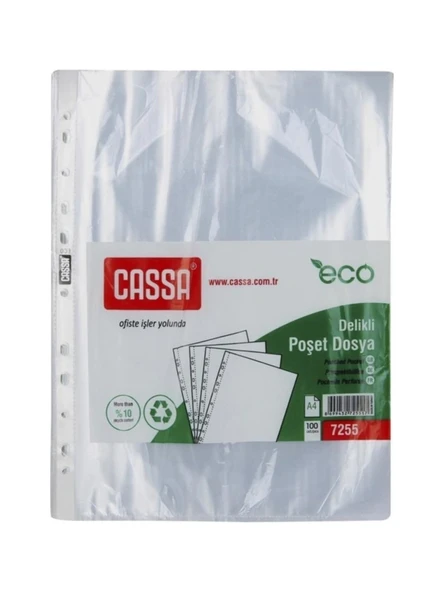 A4 Poşet Dosya Şeffaf Föy Şeffaf Dosya 100'LÜ Pk -5 Paket ürün görseli 1