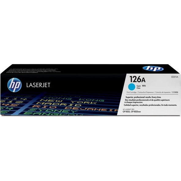 126A Cyan Mavi 1.000 Sayfa Toner Ce311A ürün görseli 1