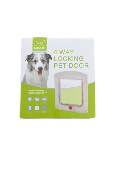 Nunbell 4 Yollu BÜYÜK Kedi Köpek Kapısı 22x20x3 Cm ürün görseli 1