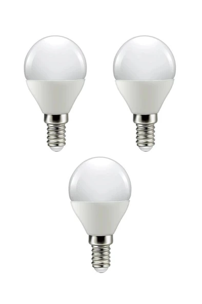 Rutter RT-1190 7W E14 Mini Led Ampul Beyaz -6500K 3 Adet ürün görseli 1