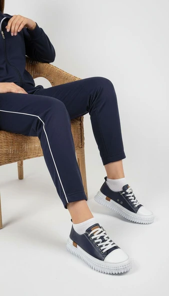 Cem Pekşen Be Fast One C-120 Kadın Günlük Deri Comfort Sneaker ürün görseli 1