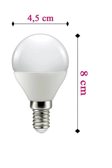Rutter RT-1190 7W E14 Mini Led Ampul Beyaz -6500K - Resim 3