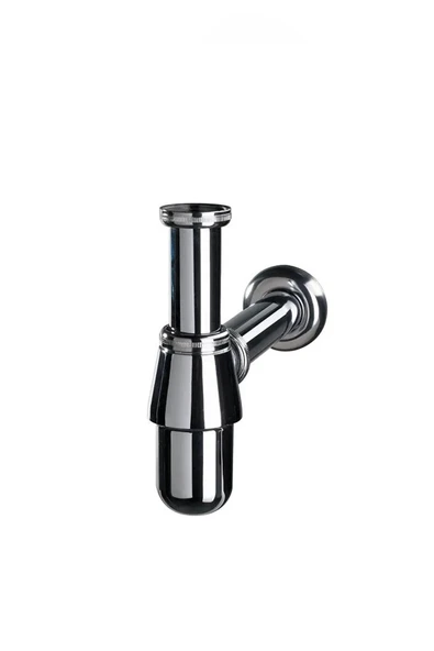 KROM LAVABO SİFONU (TASLI L SİFON) ürün görseli 1