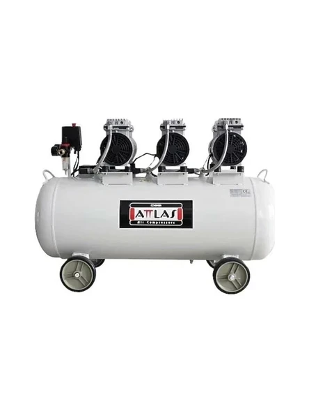 Attlas Sc 30100 Monofaze Sessiz Kompresör 100 L 3.0 Hp ürün görseli 1