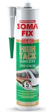 SOMA FİX S580 HIGH TACK YAPIŞTIRICI SİLİKON ( KORNİŞ YAPIŞTIRICI ) ürün görseli 1