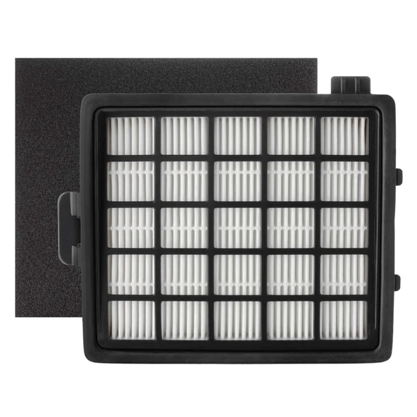 Philips EasyLife FC8142/71 Uyumlu FC8071/01 - CP0258/01 Hepa Filtre ve Yıkanabilir Sünger Filtre ürün görseli 1