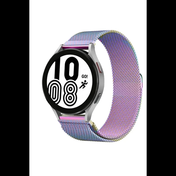 Watch 20mm Metal Mıknatıslı Kordon - Rainbow - Resim 2