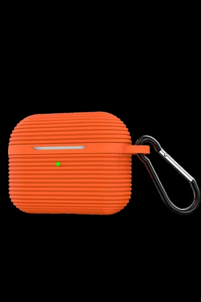 Airpods Pro 3 (3.nesil) Raven Silikon Kılıf - Turuncu ürün görseli 1