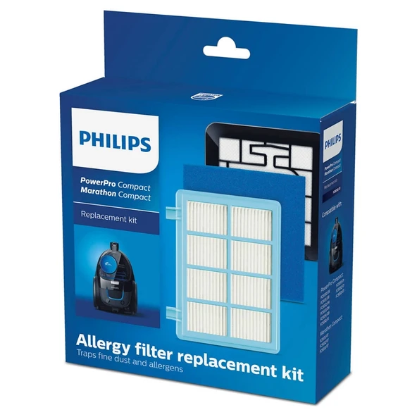 Philips PowerPro Active FC9588/81 Uyumlu FC8010/01 - FC8010/02 Filtre Seti - Orijinal Kutulu ürün görseli 1