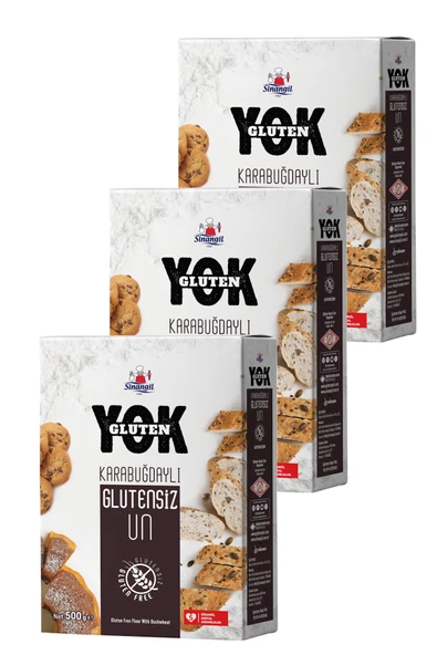 Sinangil Karabuğdaylı Glutensiz Un 500 gr x 3 Adet ürün görseli 1
