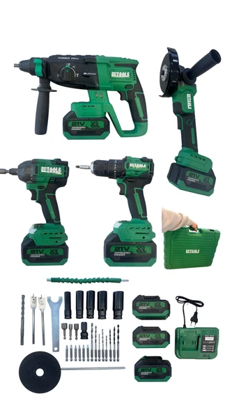 BUTOOLS 4 LÜ SET YEŞİL ürün görseli 1
