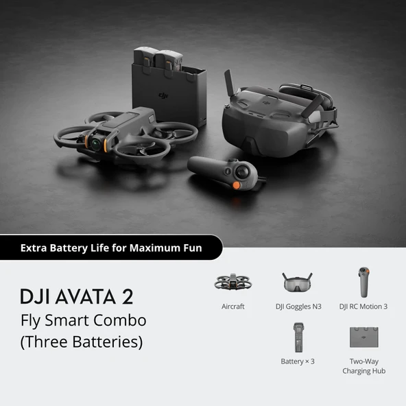 Djı Avata 2 Fly Smart Combo (Three Batteries) - Resim 5