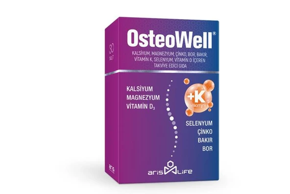 Aris Life Osteowell 30 Tablet (SKT:11/2028) ürün görseli 1