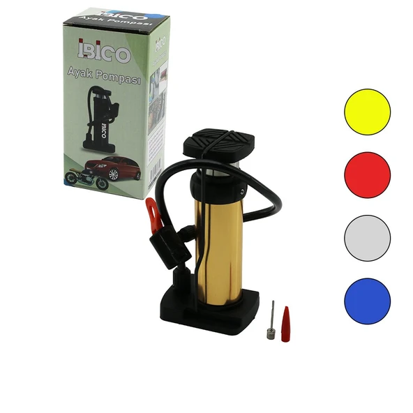 DİKEY MODE LİNCE PİSTONLU AYAK POMPASI OTO-ARAÇ - BİSİKLET-MOTOR LASTİK - TOP - ŞİŞME HAVUZ-YATAK (5433) ürün görseli 1