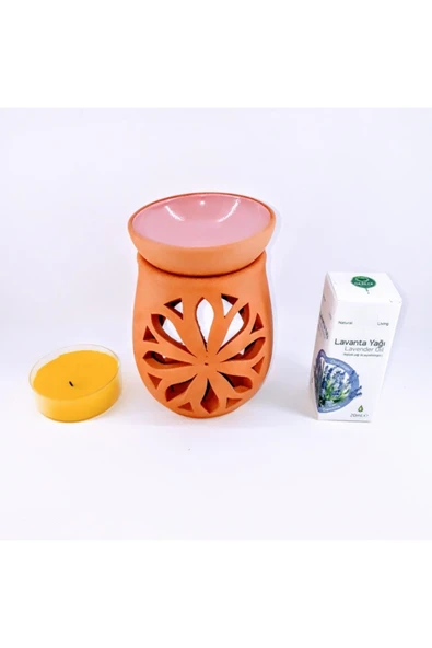 çömlek diyarı Çömlek Diyar Naturel Buhurdanlık(pembe) ürün görseli 1