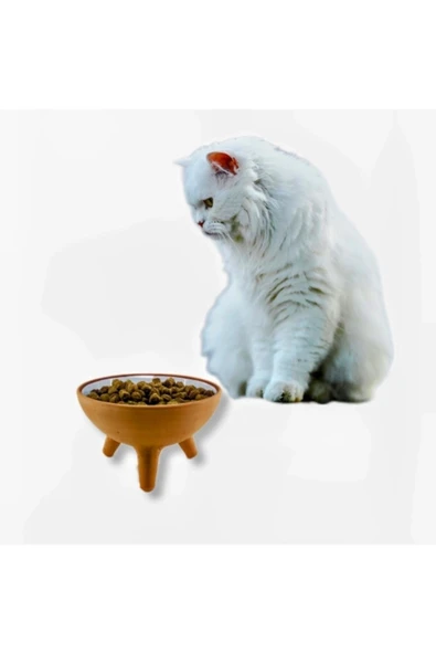 çömlek diyarı KEDİ MAMA-SU KABI - Resim 3