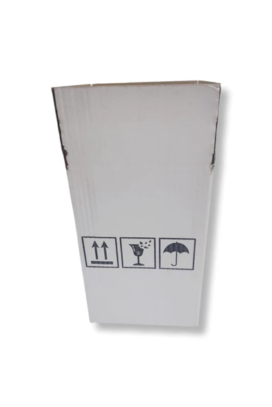 çömlek diyarı BEYAZ DİK KUTU 20X20X30CM - Resim 3
