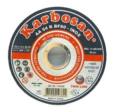 İNOX METAL KESİCİ DİSK 115MMX1.0X22 (5433) ürün görseli 1