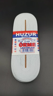 BEYAZ - 2CM PAÇA LASTİK YASSI GENİŞ 10MT (5433) ürün görseli 1