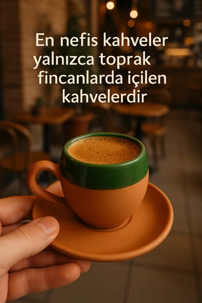 çömlek diyarı topak fincan takımı - Resim 3