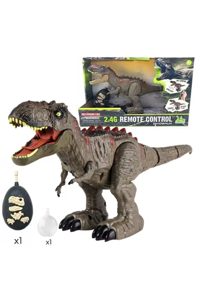 Uzaktan Kumandalı Dinozor T-Rex Sesli Işıklı Jurassic World Modeli Dinazor 32 cm ürün görseli 1