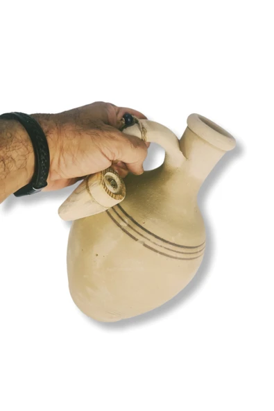 çömlek diyarı AHŞAP TIPALI KÜÇÜK TESTİ - Resim 2