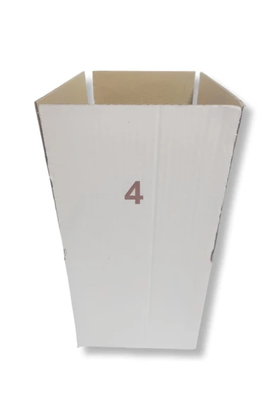 çömlek diyarı BEYAZ KUTU 30X20X20CM - Resim 3