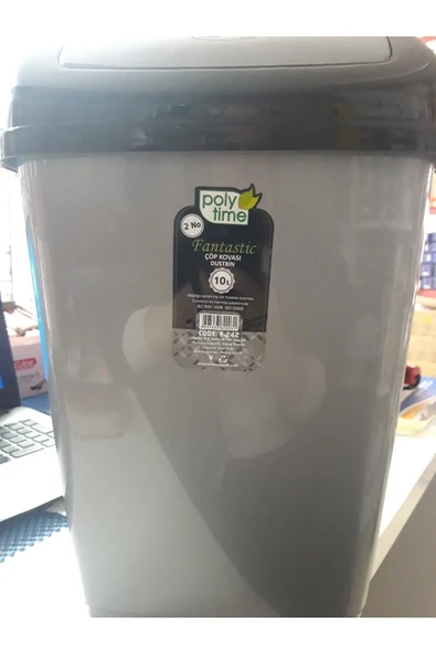 Poly Time Fantastik Çöp Kovası /10 Litre Royaleks-E242 ürün görseli 1