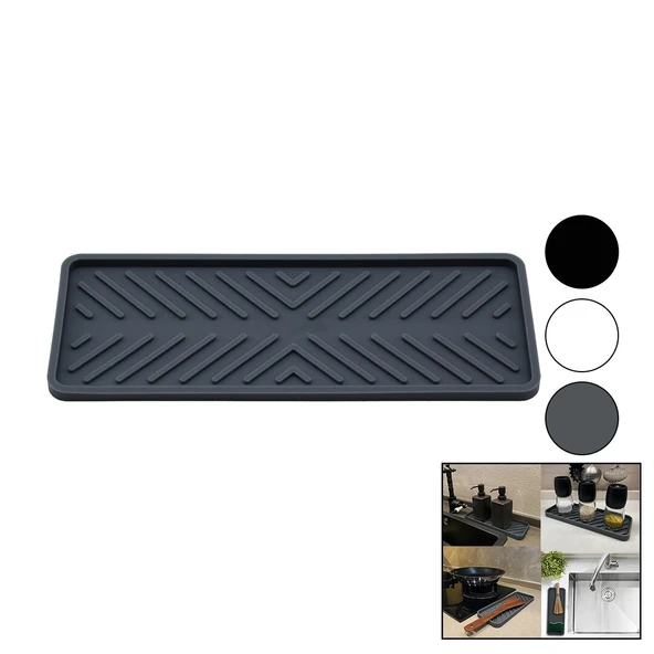 ORGANİZER - SİLİKON MUTFAK LAVABO DÜZENLEYİCİ RENKLİ MAT 22.5 X 9CM BRKT-178617 (5433) ürün görseli 1