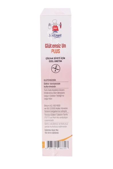 Sinangil Glutensiz Un Plus 500 gr - Resim 3