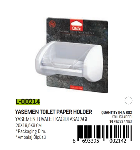 YASEMEN KAPAKLI WC KAĞITLIK (5433) ürün görseli 1