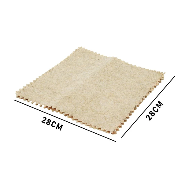3 PCS 28X28CM YEŞİL LİF KABAK BİTİKİ ÜRETİMİ SAF DOĞAL TEMİZLİK BEZİ (5433) ürün görseli 1