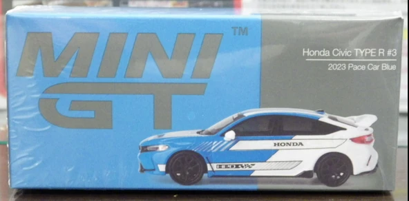 Mini Gt Honda Civic Type R 3 2023 Pace Car Blue 753 ürün görseli 1