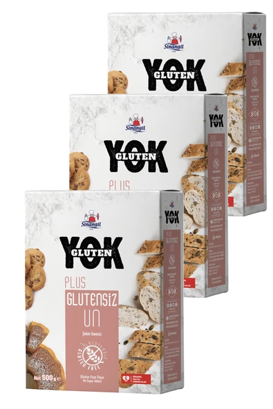 Glutensiz Un Plus 500 gr x 3 Adet