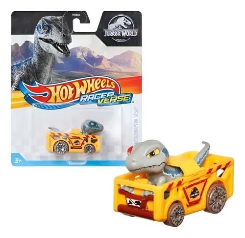 Hot Wheels Racerverse JURASSIC WORLD VELOCIRAPTOR BLUE HRT85 ürün görseli 1