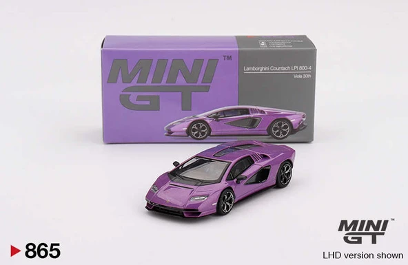 Mini GT 1/64 Lamborghini Countach LPI 800-4 Viola 30th 865 ürün görseli 1