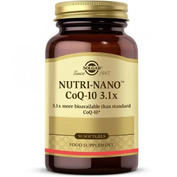 Solgar Nutri-Nano CoQ-10 50 Kapsül - Eski Ambalaj ürün görseli 1