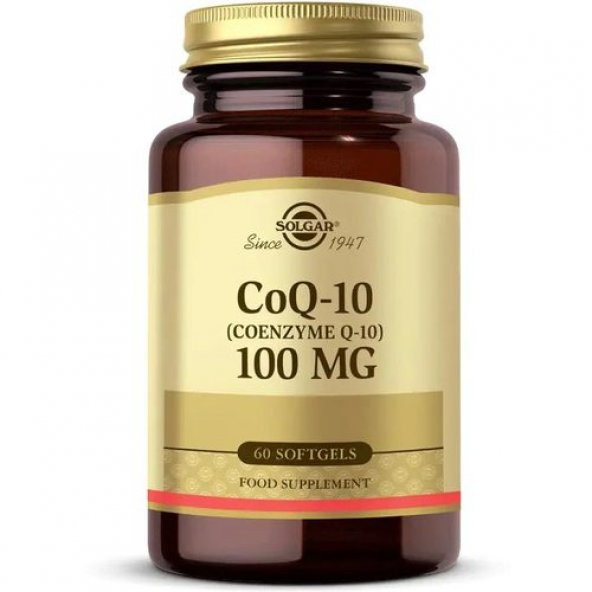 Solgar Coenzyme Q-10 100 mg 60 Softgel ürün görseli 1