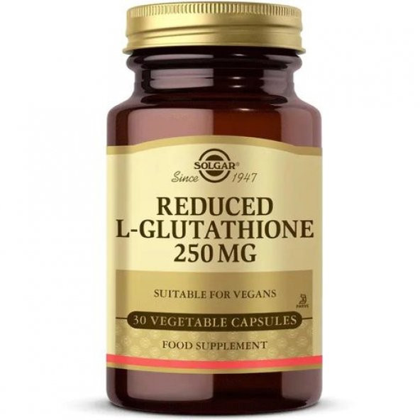 Solgar Reduced L-Glutathione 250 mg 30 Kapsül ürün görseli 1